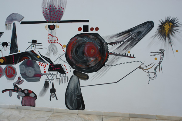 Abdul Vas On Painting Mural