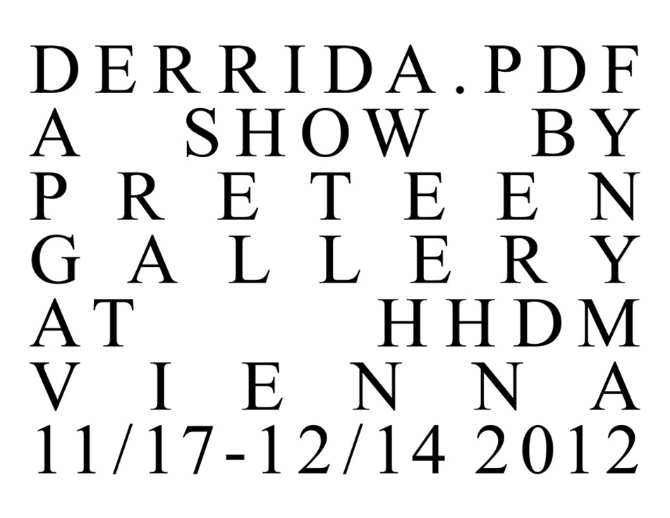 Abdul Vas Preteen Gallery Derrida